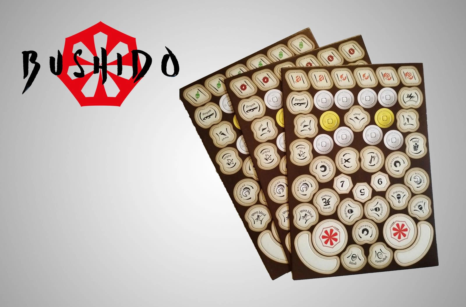 Bushido Risen Sun Token Set