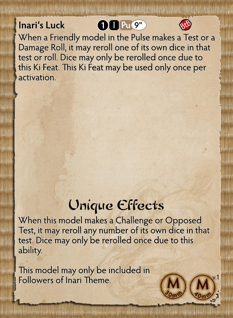 Inari's Judgement Themed Warband