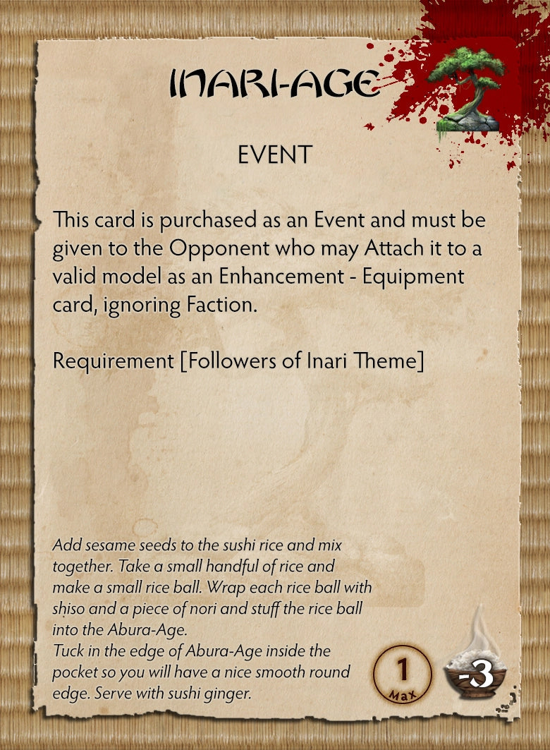 Inari's Judgement Themed Warband