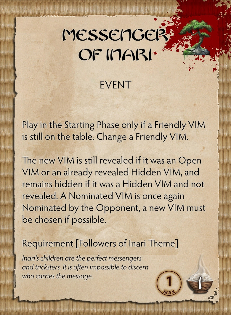 Inari's Judgement Themed Warband