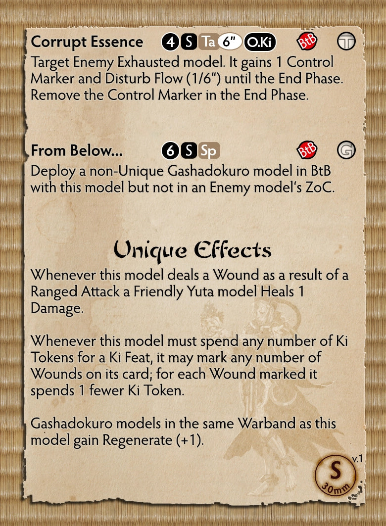 Yuta of Yurei Themed Warband