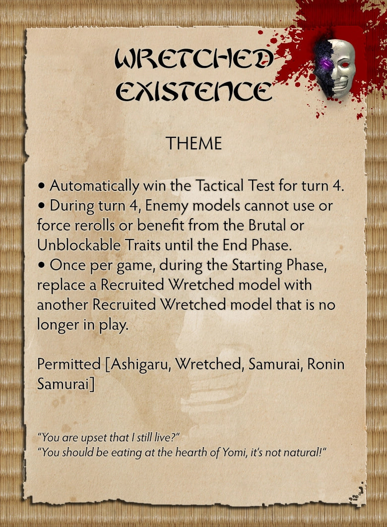 The Wretched, Cult of Yurei Faction Starter Set