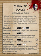 Yuta of Yurei Themed Warband