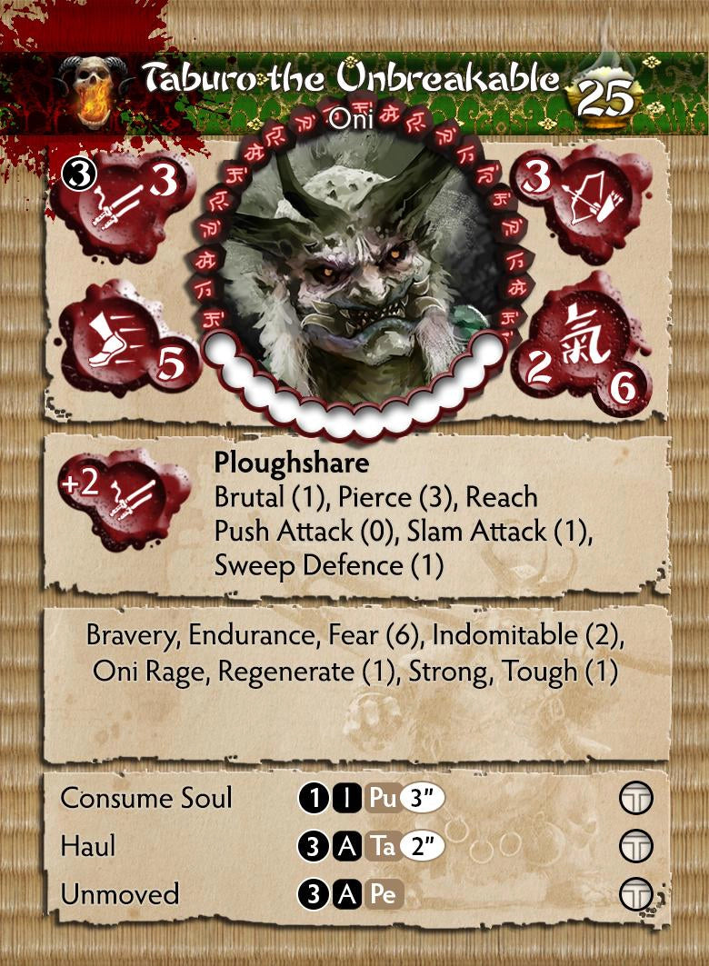 Taburo, the Unbreakable