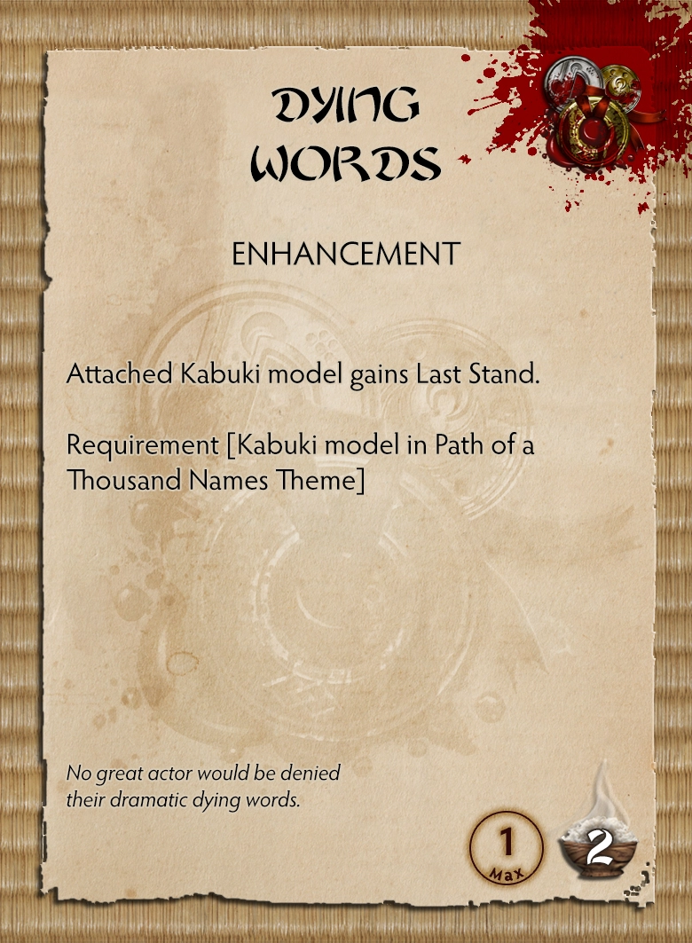 The Path of a Thousand Names Themed Warband