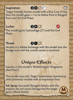 The Deep Themed Warband
