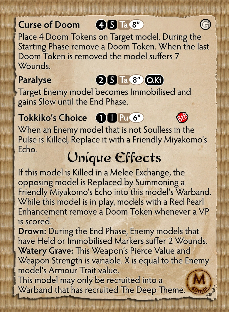 The Deep Themed Warband