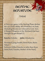 The Deep Themed Warband