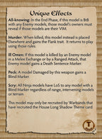 House Long Shadow Themed Warband