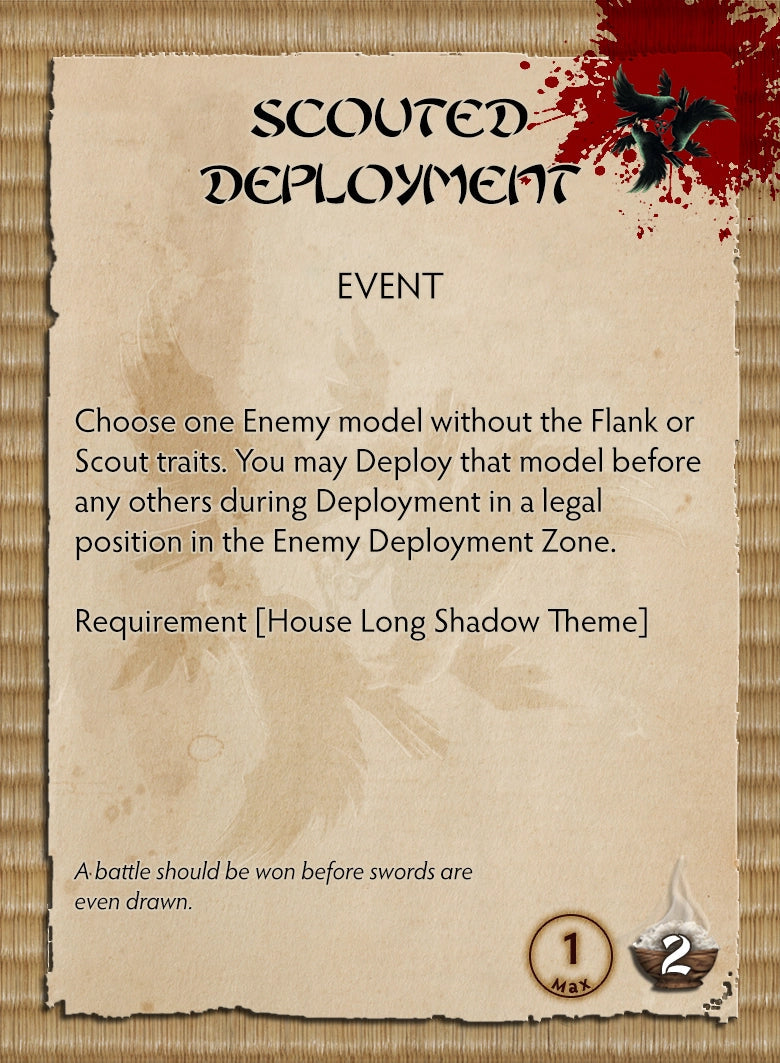 House Long Shadow Themed Warband