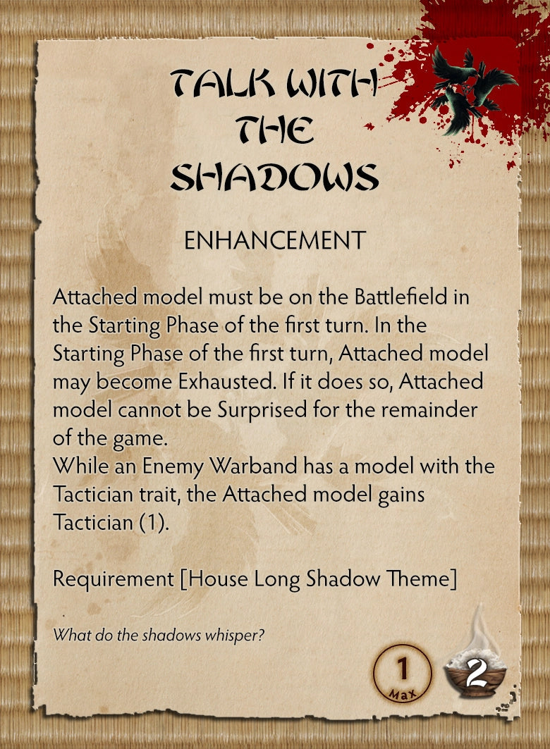 House Long Shadow Themed Warband