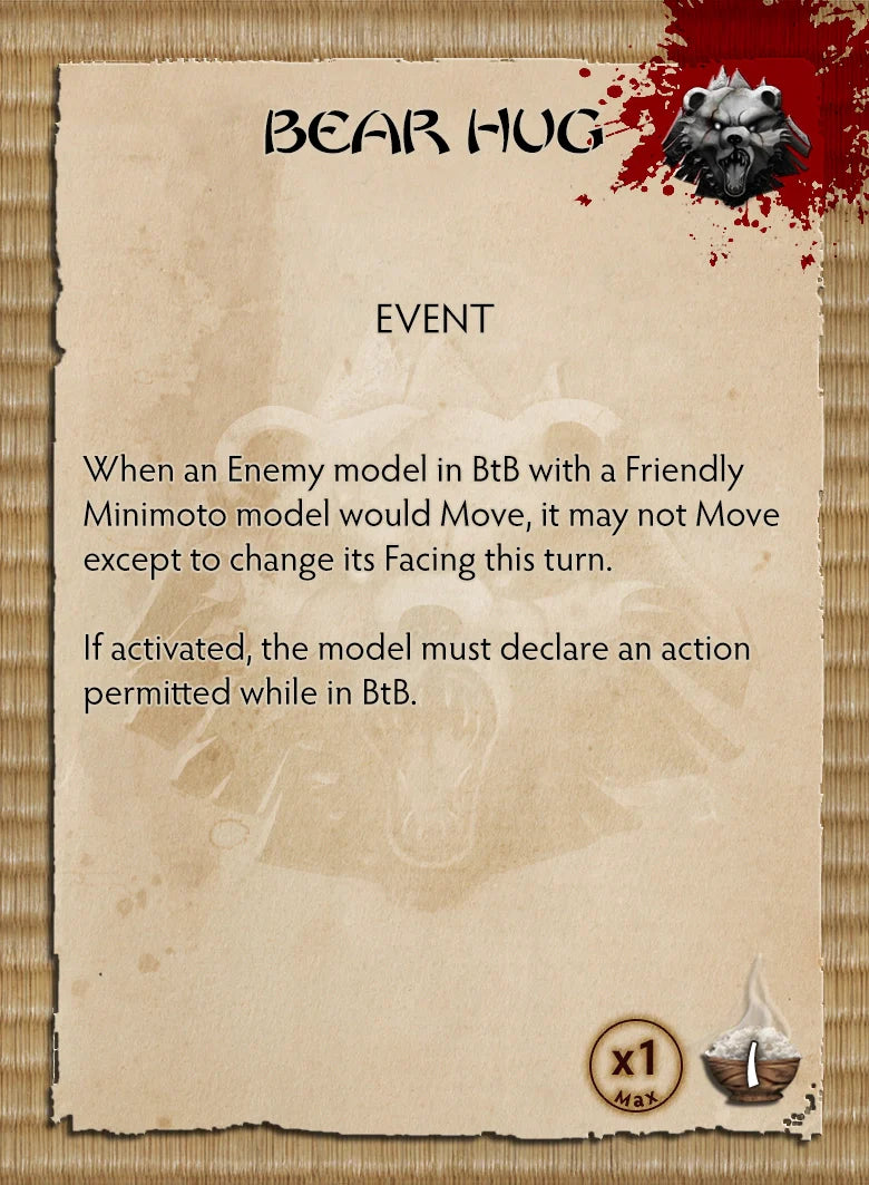 Bear Hug special card