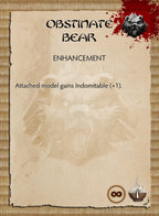 Obstinate Bear special card
