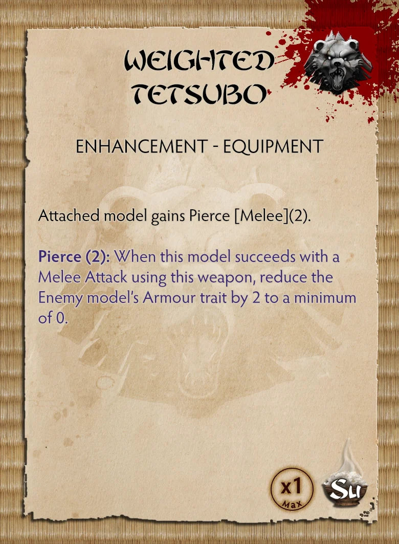 Weighted Tetsubo special card