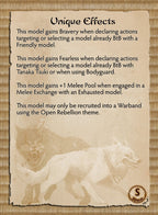 Open Rebellion Themed Warband