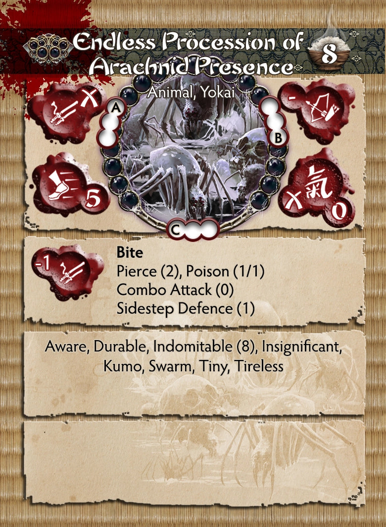 Endless Procession of Arachnid Presence