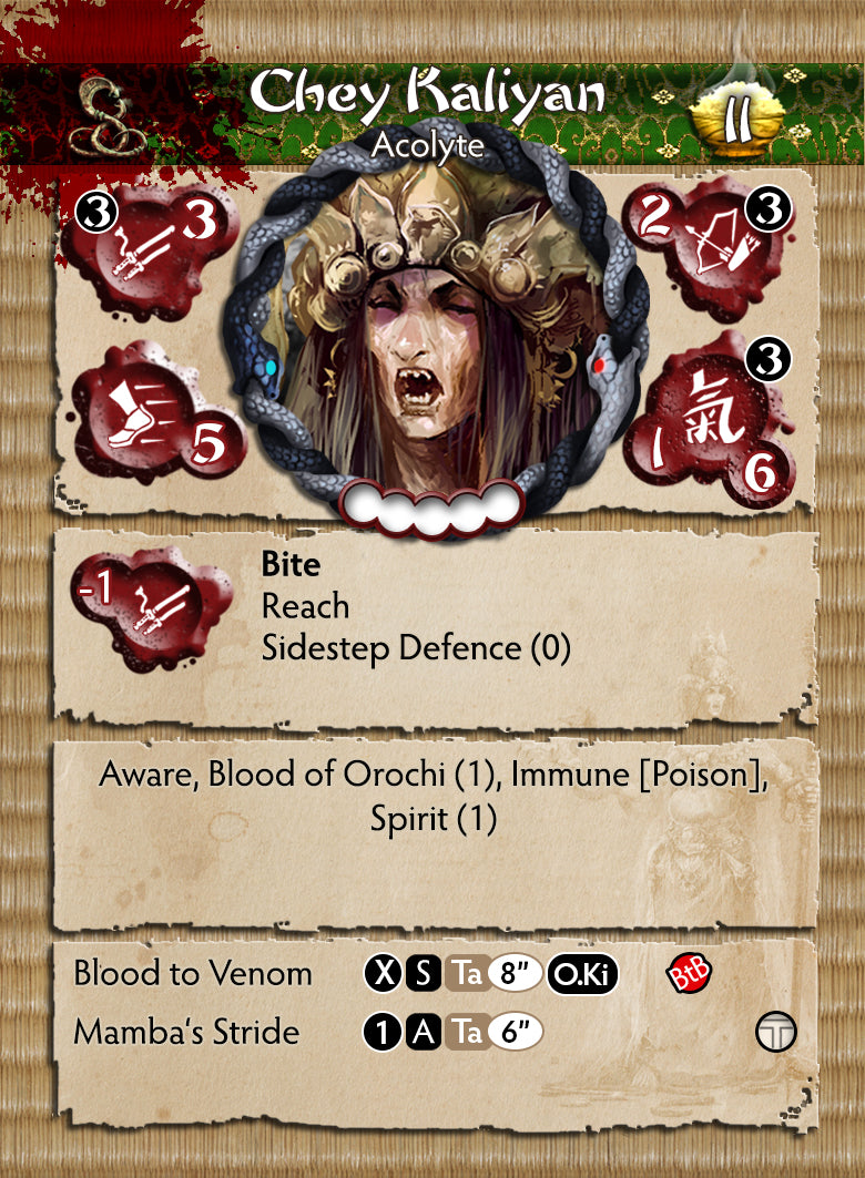 Cold Blood Themed Warband